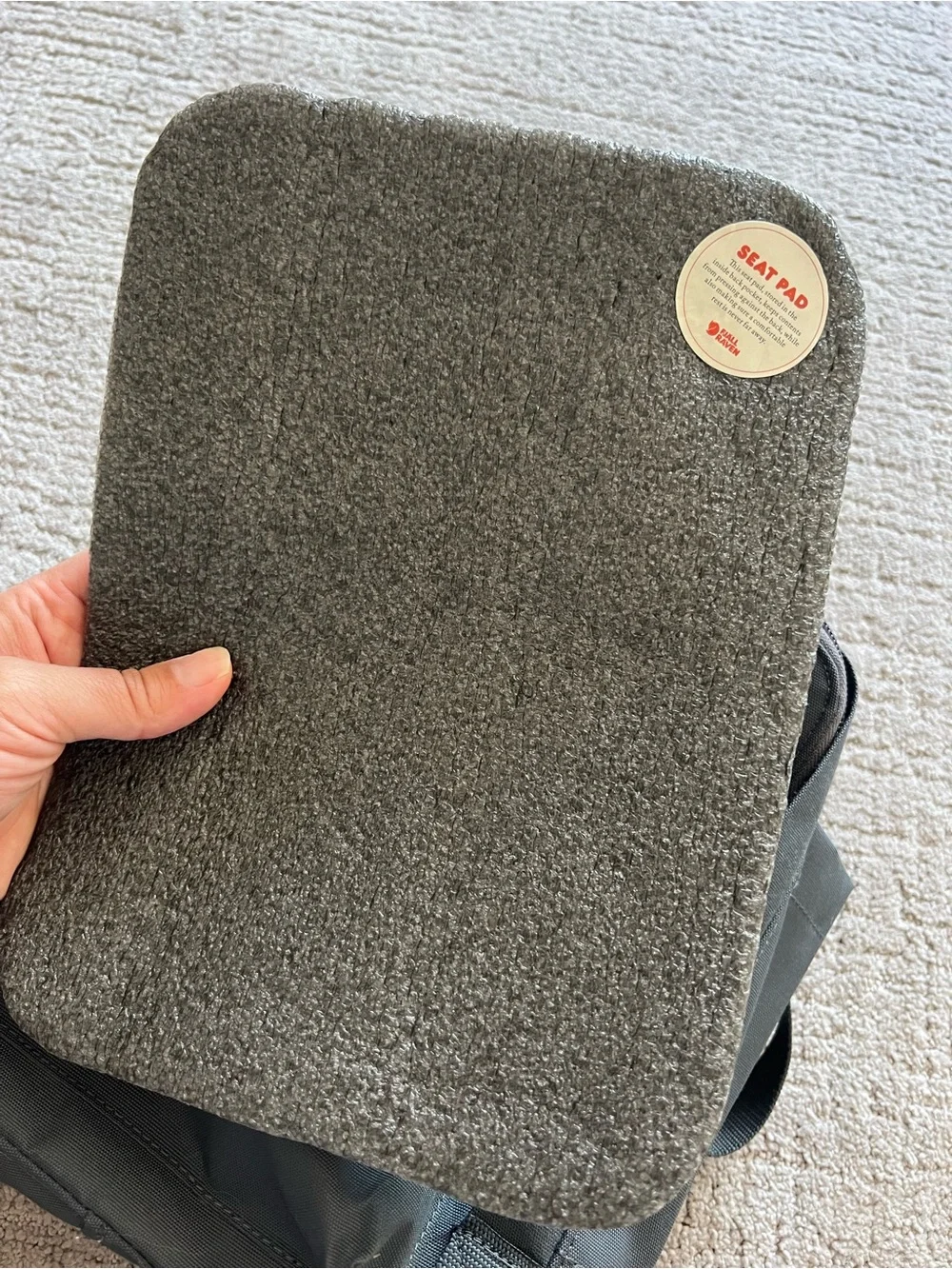 Fjallraven Mini Charcoal Grey Backpack
